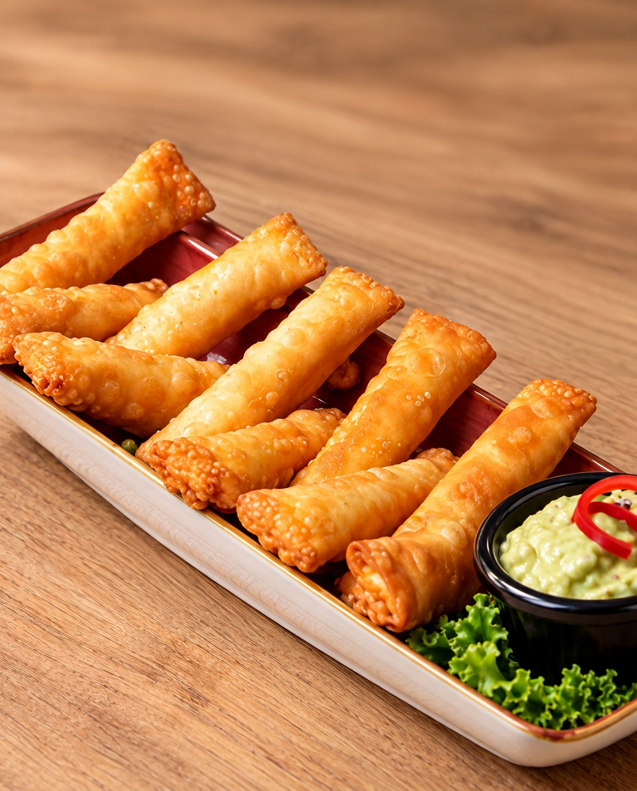 Tequeños de langostinos