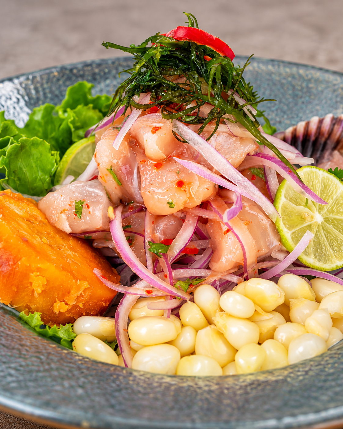 Ceviche de lenguado