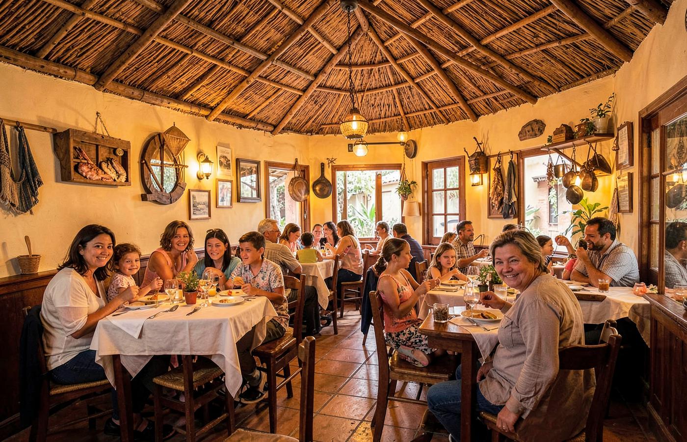 Interior de La Choza Náutica Breña